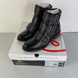 Blondo Camila Waterproof Bootie Black Womens Size 6.5 NIB